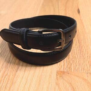Beverly Hills Polo Boys Black Leather Belt size M